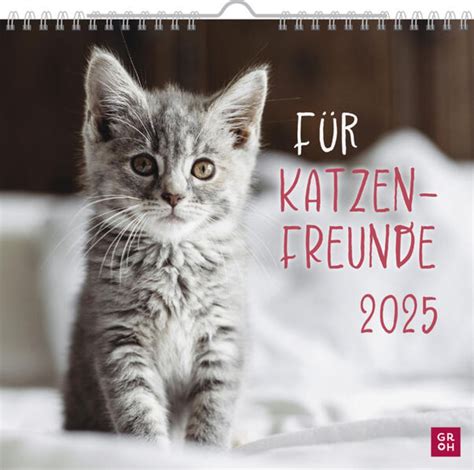 Wandkalender F R Katzenfreunde Groh Verlag