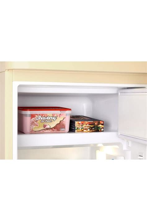 Fridges And Freezers Retro Tall Fridge With Ice Box Swan