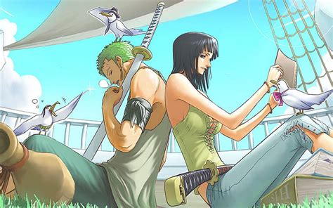 One Piece Nico Robin Zoro 1680x1050 Anime One Piece Hd Art Una Pieza Nico Robin Fondo De