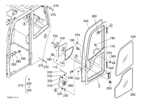 Kubota Kx080 3 Oem Parts Cabin L20000 Cabin Door Oem Parts Buy Direct Order Online