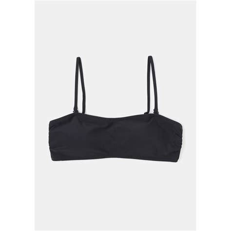 Haut de bikini bandeau femme noir TEX à Prix Carrefour