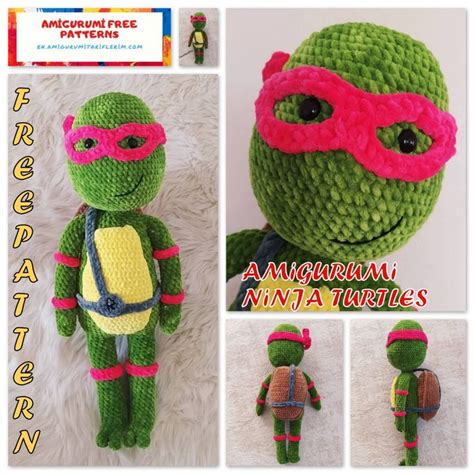 Ninja Turtles Velvet Amigurumi Free Pattern En Amigurumitariflerim