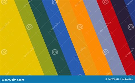 Colorful Diagonal Stripes Background Vector Graphic Stock Vector