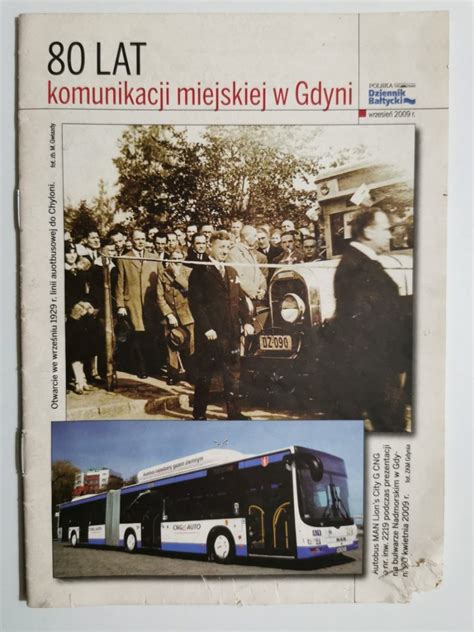 80 LAT KOMUNIKACJI MIEJSKIEJ W GDYNI Historia Polski HISTORIA