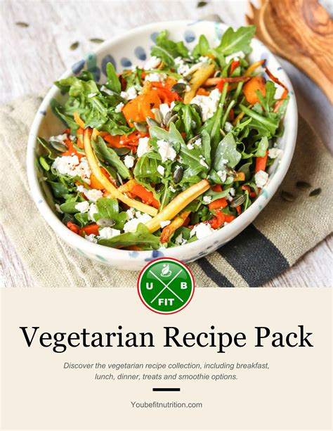 Vegetarian Healthy Recipe Pack By You Be Fit Nutrition Issuu