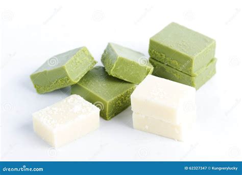 Powdered Green Tea And White Chocolate Stock Image Image Of Meal