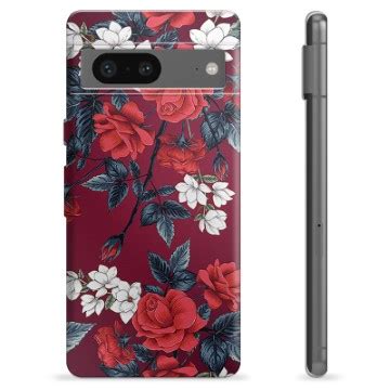 Google Pixel Tpu Case Vintage Bloemen