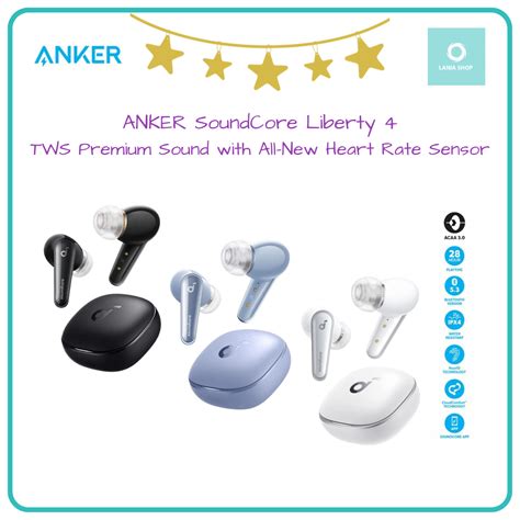 Jual ANKER SoundCore Liberty 4 - TWS Premium Sound with All-New