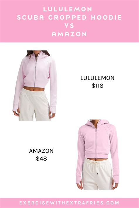 Lululemon Scuba Hoodie Dupe From Amazon Exercise With Extra Fries