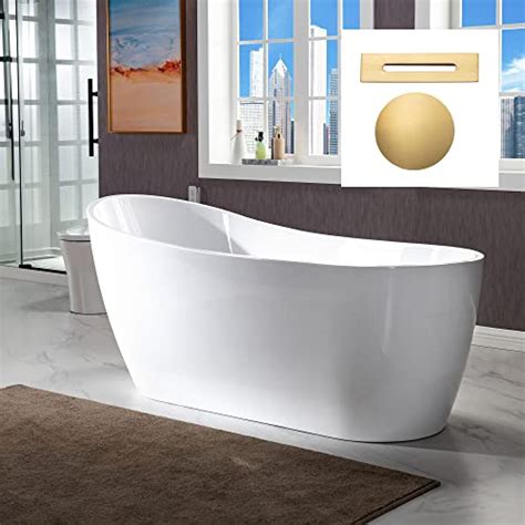 Woodbridge Acrylic Freestanding Bathtub Contemporary Soaking Tub