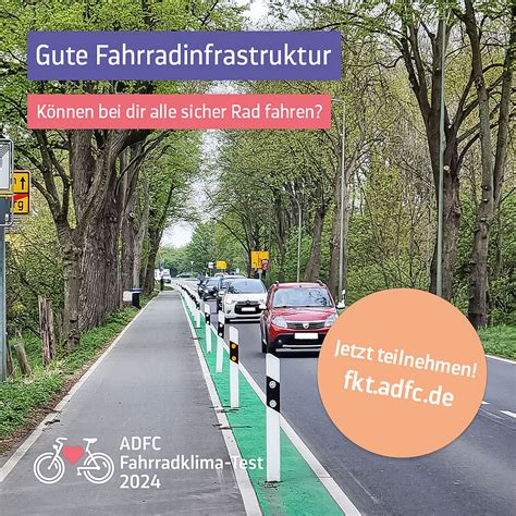 Umfrage Adfc Fahrradklima Test Startet Heute Adfc