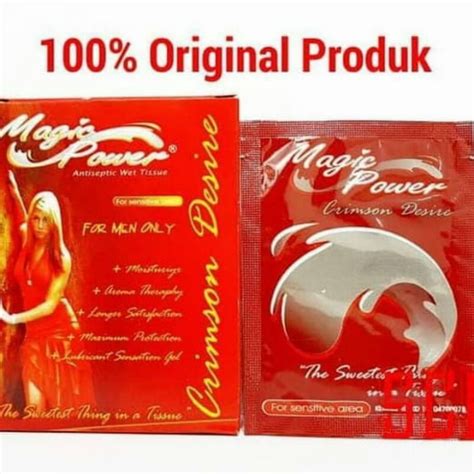 Jual Tissue Magic Man 6 SACHET Tisu Super Magic Obat Tahan Lama