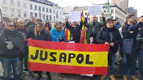 JUSAPOL Se Concentra Frente Al Ministerio Del Interior Para Reclamar La