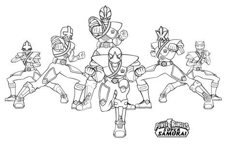 Power Rangers Super Samurai Coloring Page Download Print Or Color Online For Free