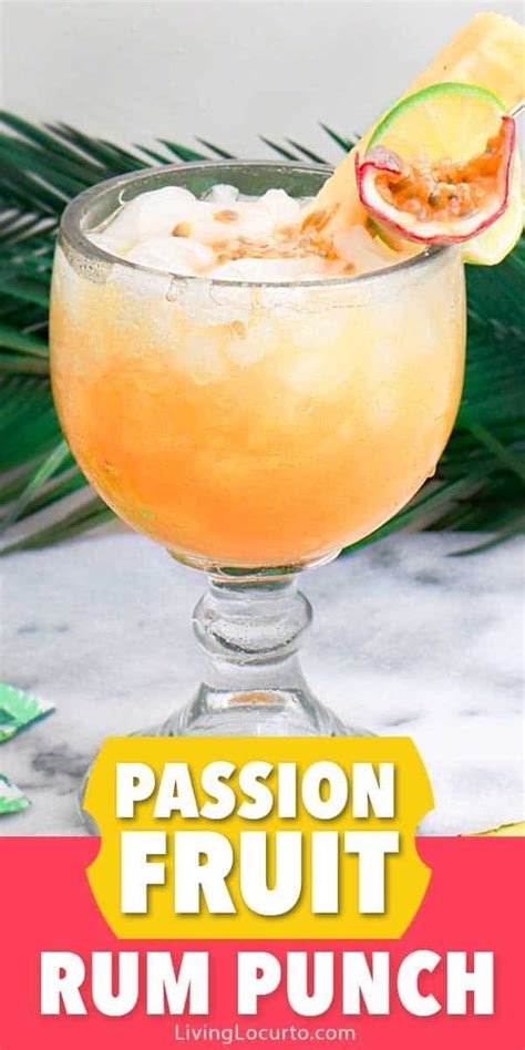 An Easy Passion Fruit Tropical Rum Punch Cocktail Recipe Make A