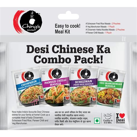 Ching's Desi Chinese Ka Combo Pack, 6 Pouches of 20 g, 120 g