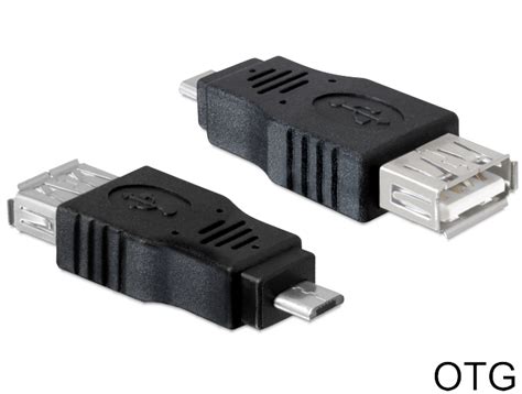 Delock Produkte 65325 Delock Adapter USB Micro B Stecker USB 2 0 A