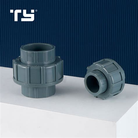 Pvc Plastic Welded Pressure Pipe Fitting Nbr Socket Union For