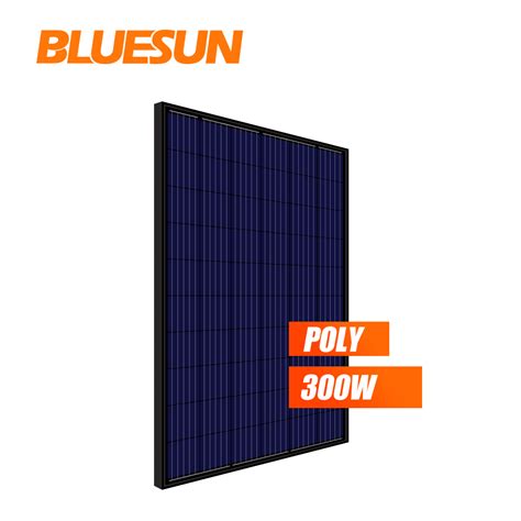 Kj Pe Bluesun Solar Cells Series Polycrystalline Full Black Solar