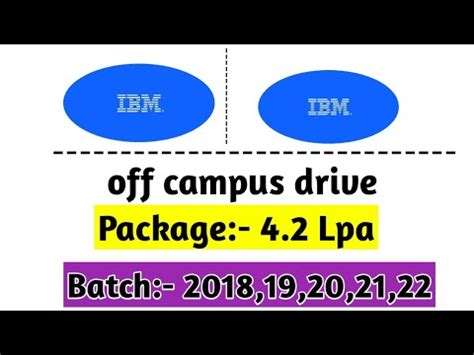 Ibm Off Campus Drive For Freshers Ibm Freshers Infosys YouTube