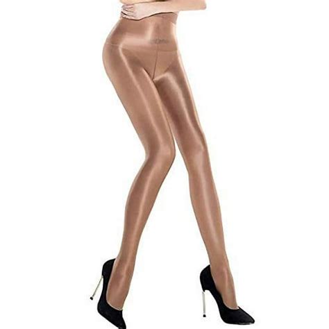 Womens Shiny Oil Pantyhose Stockings Tights Socks Ultra Shimmery