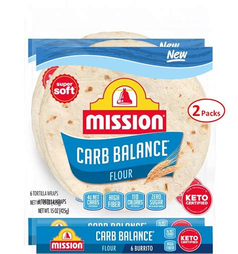 Mission Carb Balance Burrito Flour Tortillas Pack Of Keto