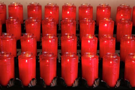 Red Votive Candles Photograph By Linda Buckman Fine Art America