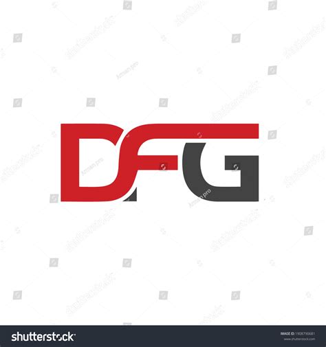 Dfg Letter Logo Design Vector Stock Vector (Royalty Free) 1908790681 ...