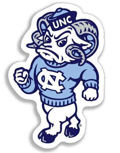 UNC | UNC 3" Standing Ram Decal | Alumni Hall