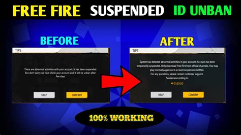 Ob Id Unban New Trick How To Recover Suspended Account In Free