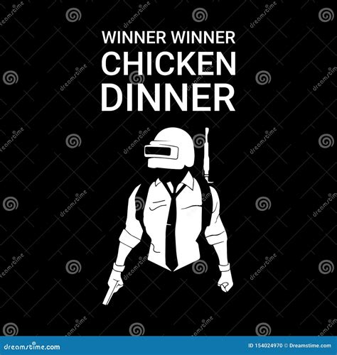 Pubg Player Black And White Vector Illustration CartoonDealer