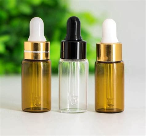 Ml Clear Glass Dropper Bottle Ml Serum Vial Ml Cosmetic