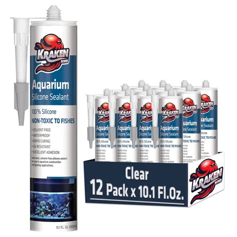 Kraken Bond Aquarium Silicone Sealant Fl Oz Pack