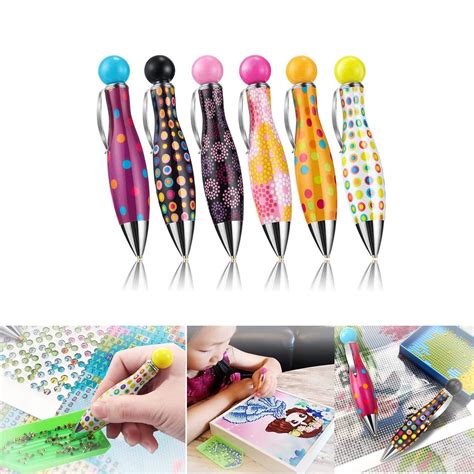 Buy Diamond Painting Drill Pens Elecdon Pcs D Diy Diamond Painting