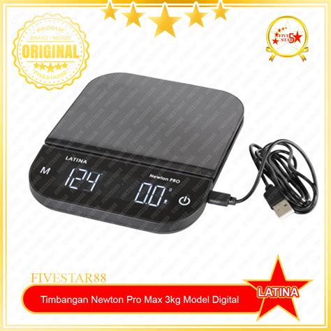 Jual Timbangan Kopi Latina Newton Pro 3kg 2U Scale Timer 3kg Timbangan