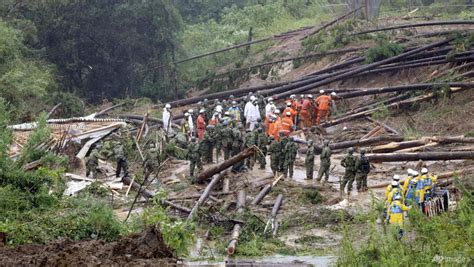 Typhoon Nanmadol Batters Japan With Record Rain Killing Two Cna