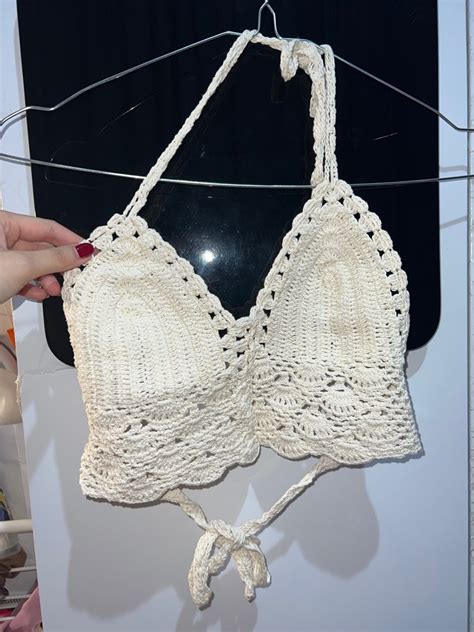 Bikini Rajut Fesyen Wanita Pakaian Wanita Atasan Di Carousell