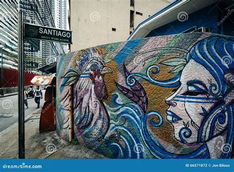 Street Art in Poblacion, in Makati, Metro Manila, Philippines ...