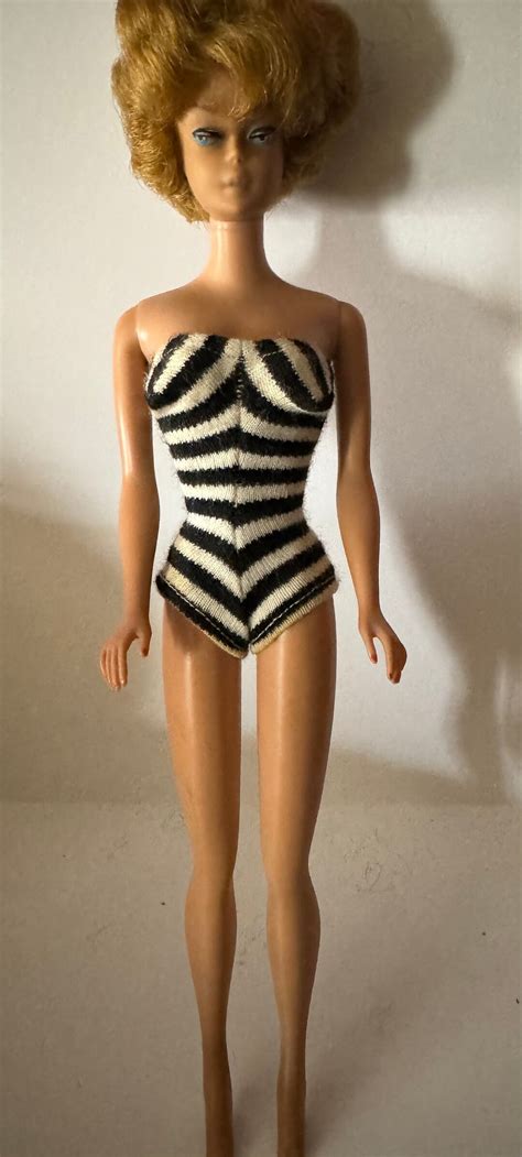 Blonde Barbie Bubblecut Doll Etsy