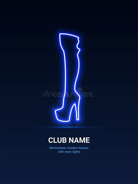 Neon Pole Dance Sign Stock Illustrations 13 Neon Pole Dance Sign