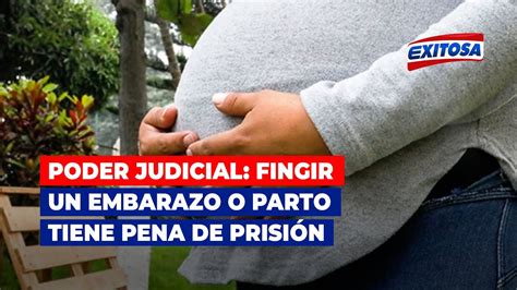 🔴🔵poder Judicial Informó Que Fingir Un Embarazo O Parto Tiene Pena De