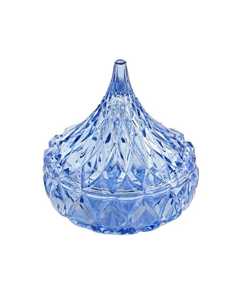 Godinger Candy Dish Blue Hersheys Kiss Macys