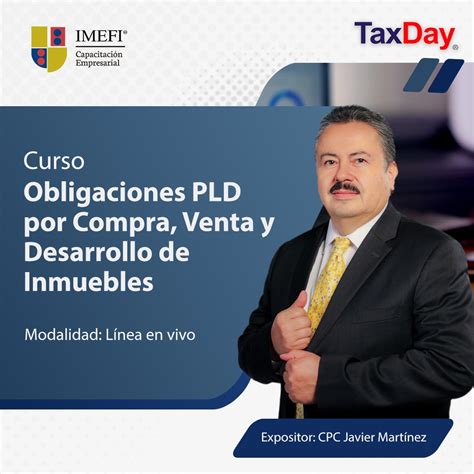 Obligaciones PLD Por Compra Venta Y Desarrollo De Inmuebles IMEFI