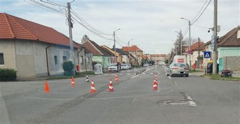 Foto Un Nou Sens Giratoriu Ntr O Zon Aglomerat Din Municipiul Satu