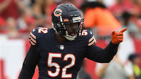 Khalil Mack Chicago Bears Trade Veteran Pass Rusher To Los Angeles