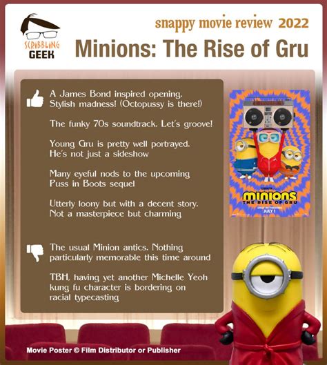 Minions The Rise Of Gru Review The Scribbling Geek