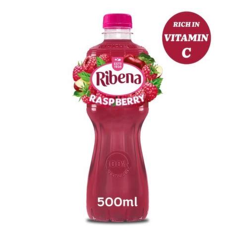 Ribena Raspberry Juice Drink 500 Ml