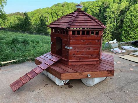 First Diy Floating Duck House Backyard Chickens Duck House