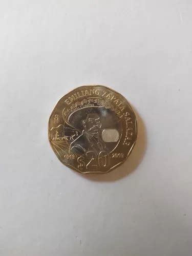 Moneda De 20 Pesos Conmemorativa De Emiliano Zapata Salazar En Venta En