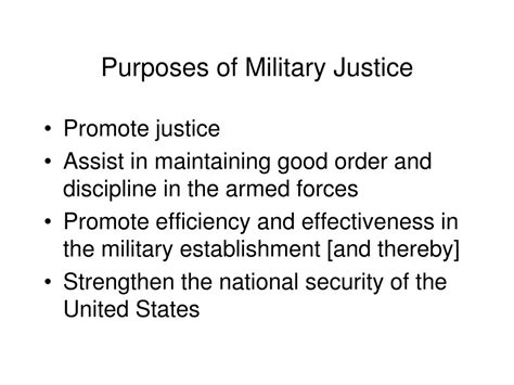 Ppt Military Justice Powerpoint Presentation Free Download Id9220919